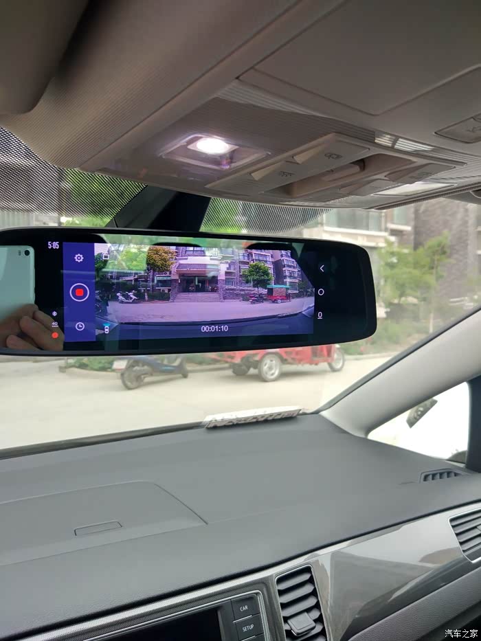 【图】新装个智能倒车镜天之眼t8真不错_高尔夫·嘉旅论坛_汽车之家