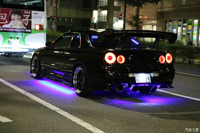 日本街拍各种skyline r34