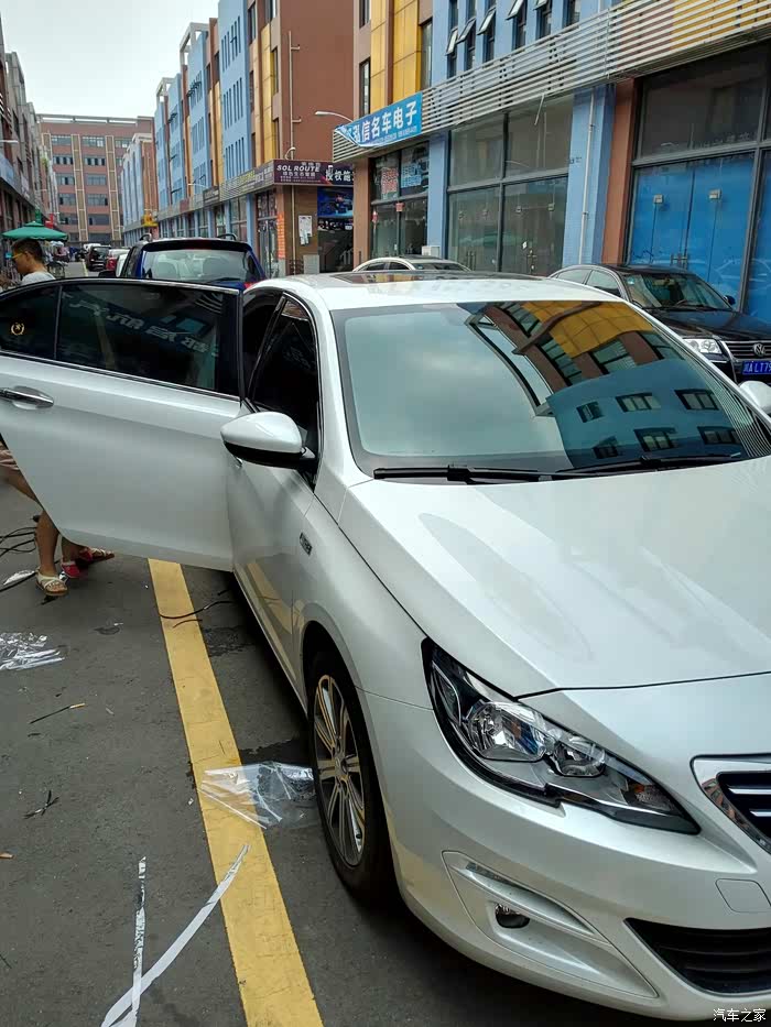 【图】你们给408贴膜花了多少钱?_标致408论坛_汽车之家论坛