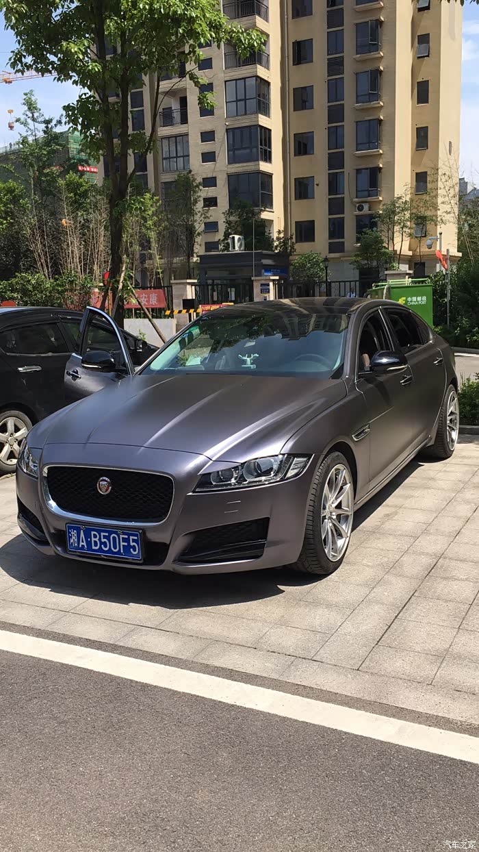 捷豹xfl贴膜电光灰作业酷酷酷