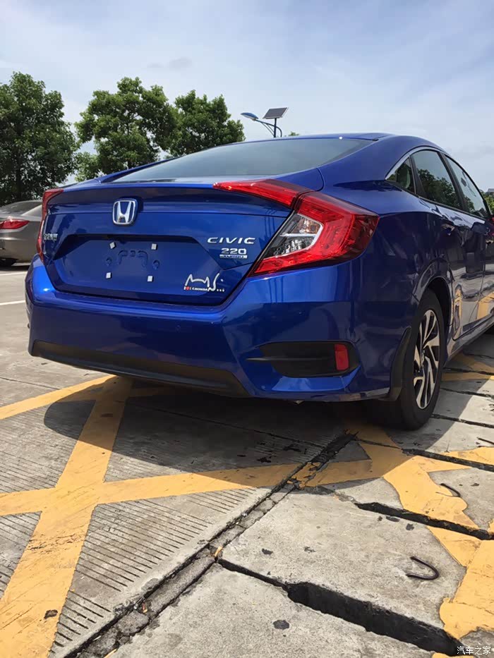 选车提车6天完成,提新思域炫动蓝!(求精!