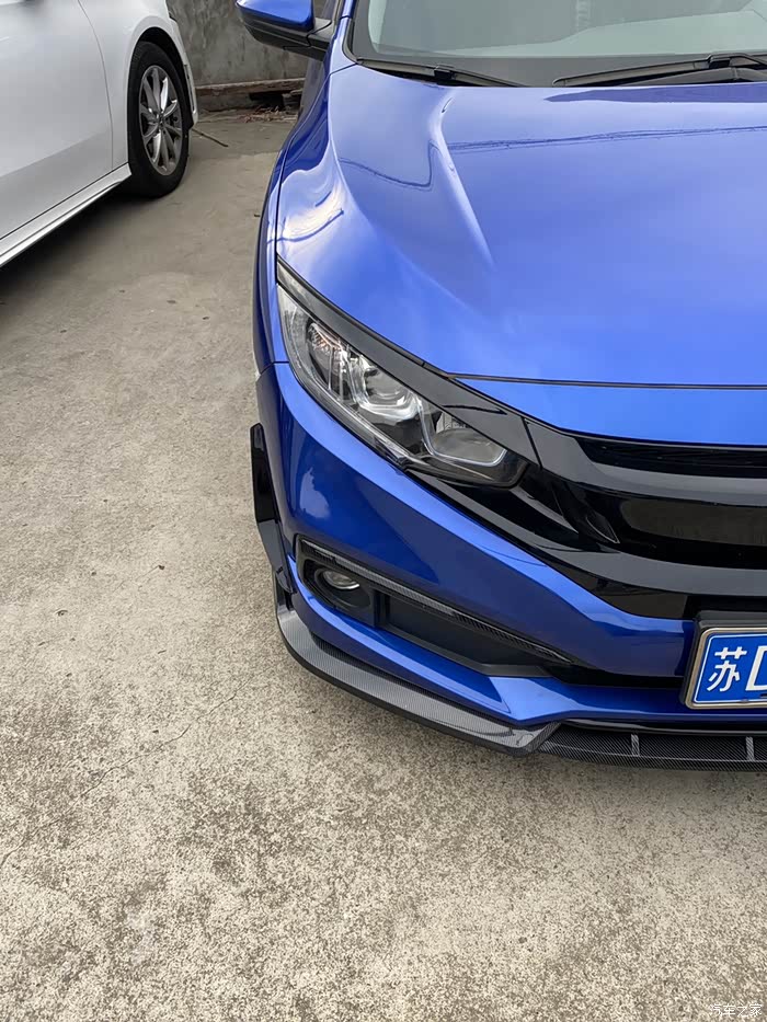 蓝色燃动思域小改si包围前铲风刀