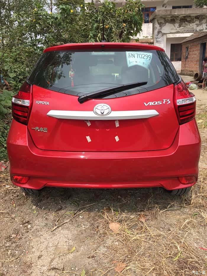 【图】9月17号提车红色fs,一点用车感受和照片_威驰fs论坛_汽车之家