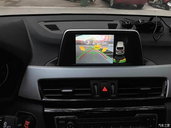 宝马x1导航 倒车