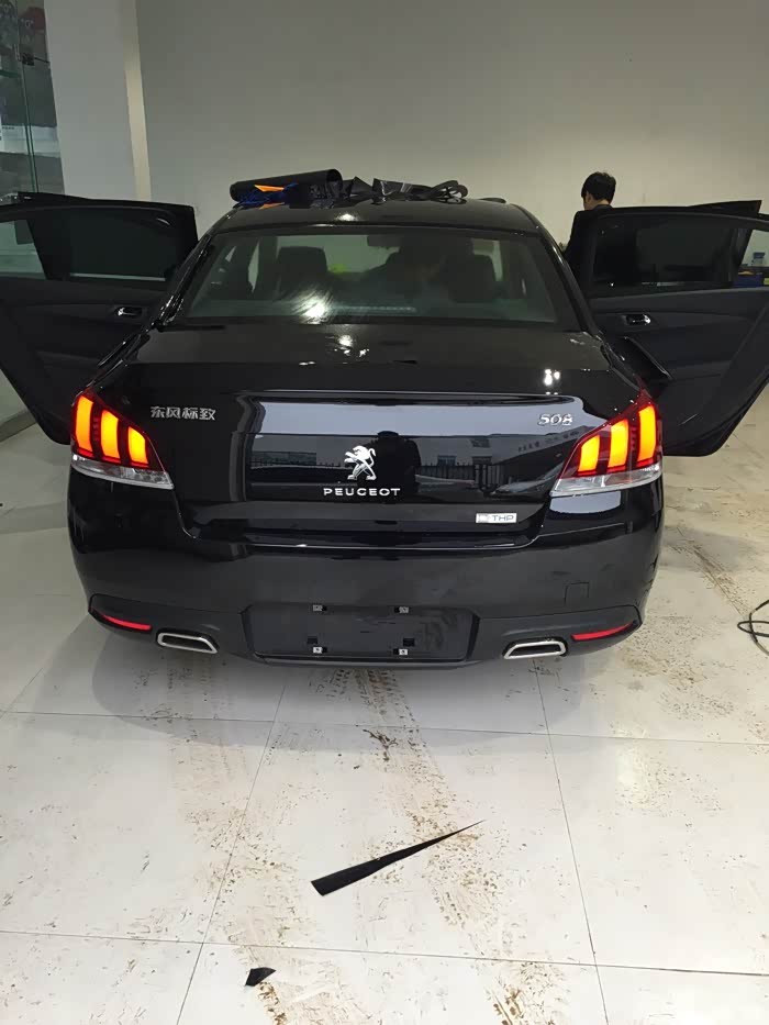 【图】来个黑色 实拍图 沉稳大气 轿跑范_标致508论坛_汽车之家论坛