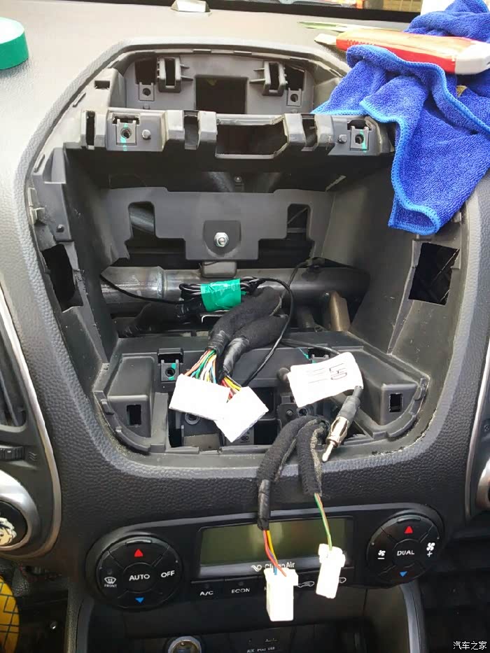 【图】自己装导航_北京现代ix35论坛_汽车之家论坛