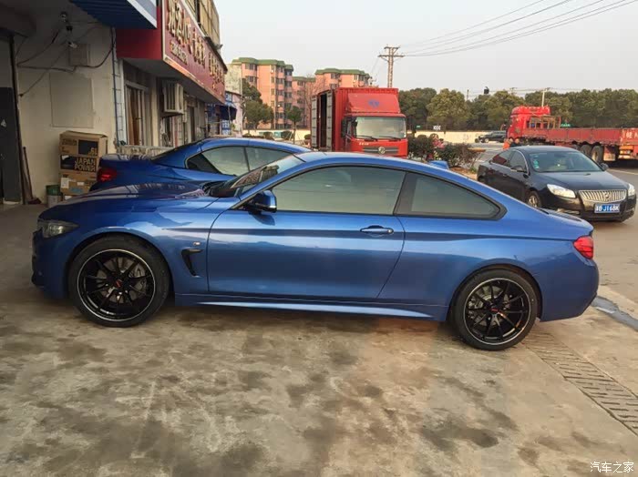 【图】19寸rays g25上身,告别18寸小短腿._宝马4系论坛_汽车之家论坛