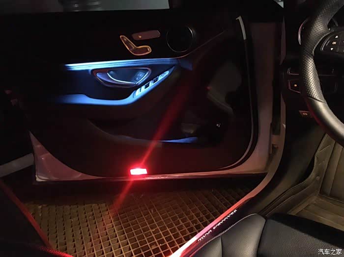 【图】c200三色氛围灯改装_奔驰c级论坛_汽车之家论坛