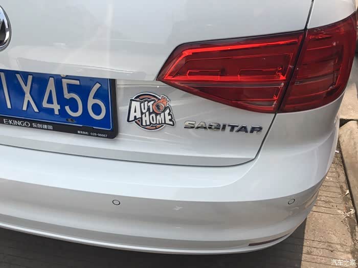 【图】新车标到手_速腾论坛_汽车之家论坛