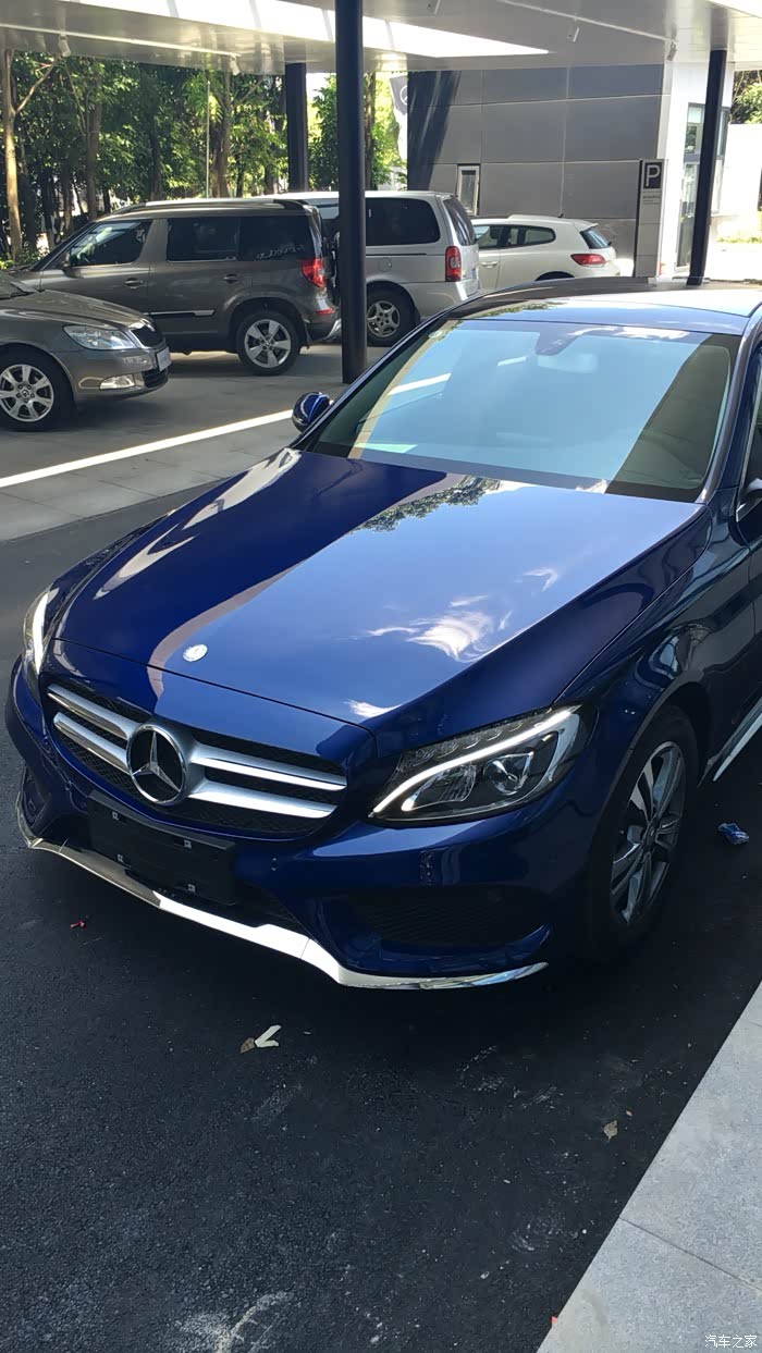 【图】宝石蓝c200l运动终于提到了!_奔驰c级论坛_汽车之家论坛