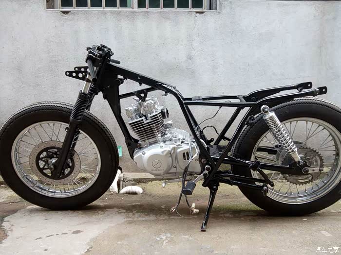 小鱼机车改装gn250复古摩托车的方法