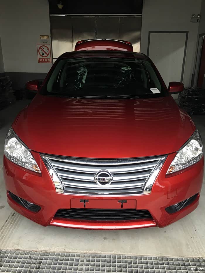 新轩逸红色提车