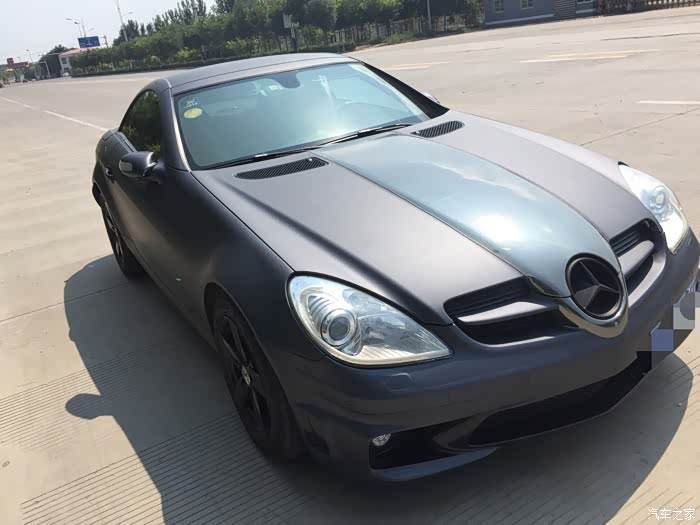 【图】slk全车改美国雅龙二战德军战斗灰 坐等7座x1上市_宝马x1论坛