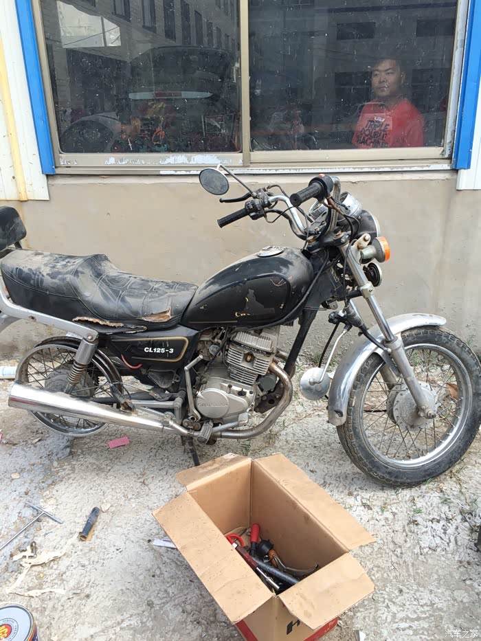 五羊125-a,复古改装
