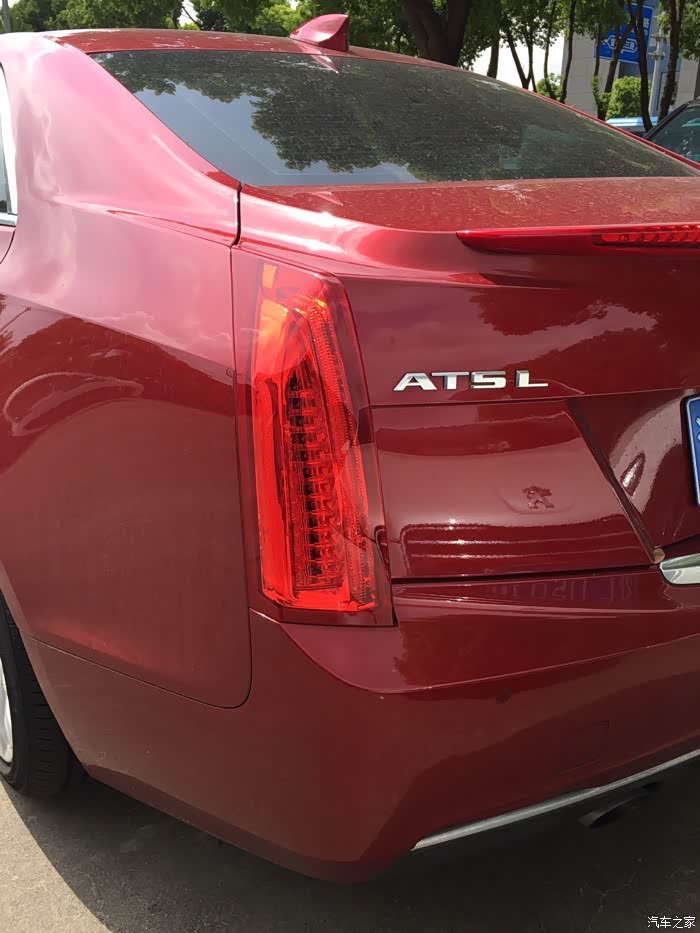凯迪拉克atsl 28t 时尚红 提车作业