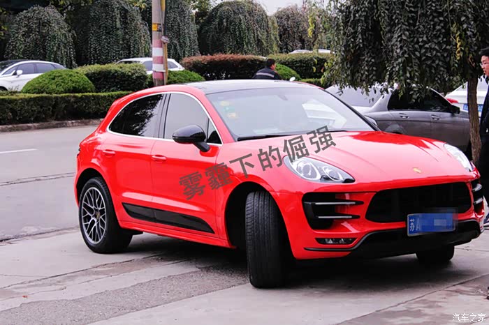保时捷macan turbo 黑变 gts 红 也是那么漂亮,真的 肯定