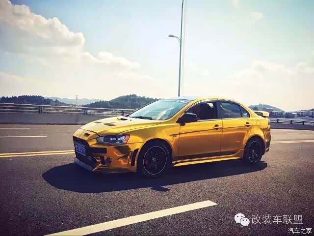 贵州车友丨黑金双煞三菱翼神改装案例