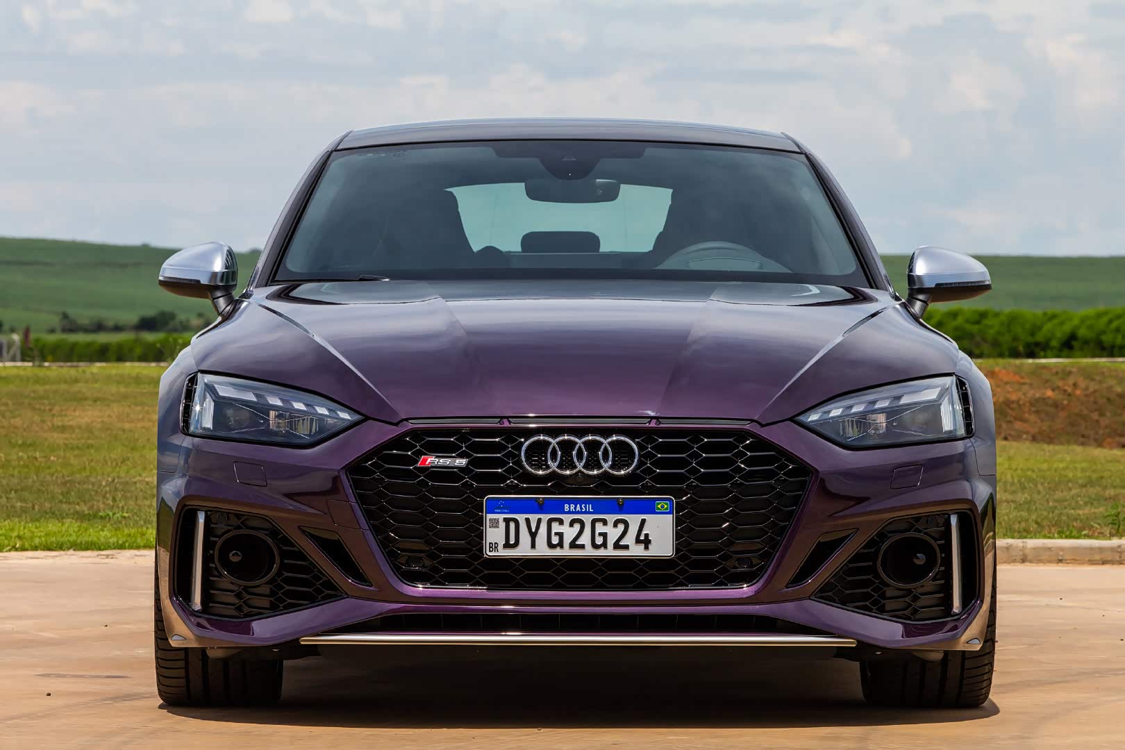 audi rs 5 sportback!这个紫色真骚气!