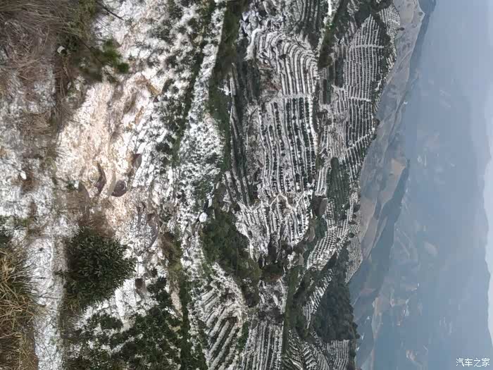 高冷艳丽冰雪景潮州凤凰山