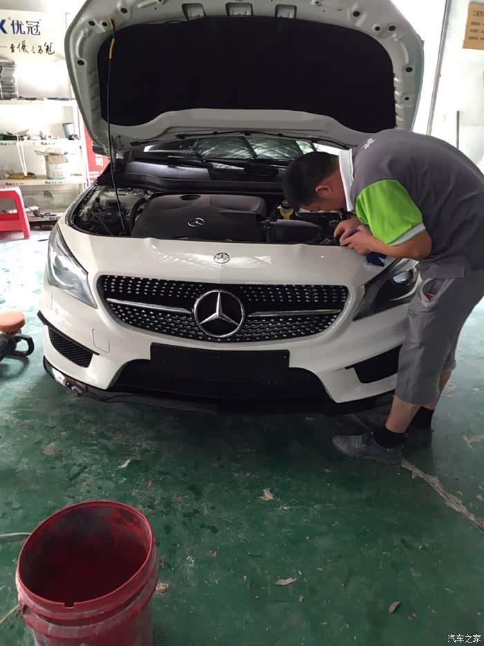 【图】cla200改amg前杠_奔驰cla论坛_汽车之家论坛