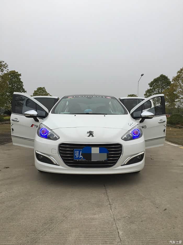 简单改装打造最美308来自武汉标致308车友会