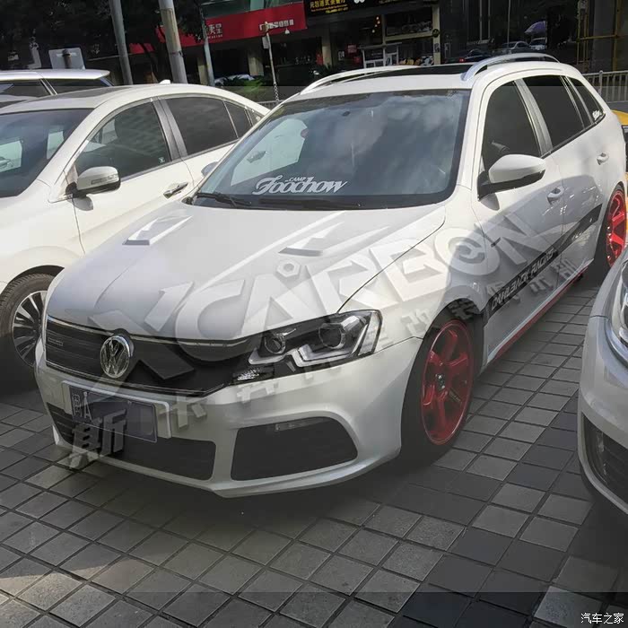 13款大众朗逸朗行朗境改装r20款大包围前保险杠 很多车友在找