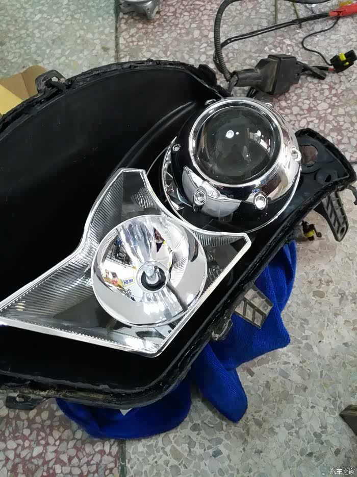【图】老宏光改z9远光灯碗_五菱宏光论坛_汽车之家论坛