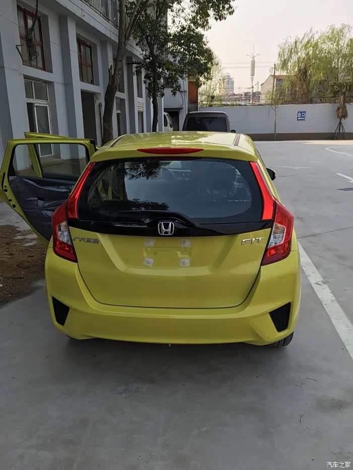 818新月黄提车作业_飞度论坛_汽车之家论坛