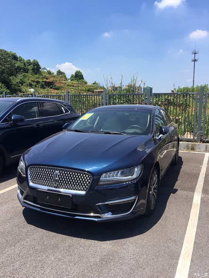 林肯长沙会不只那一抹蓝色mkz尊雅午夜蓝选车提车作业