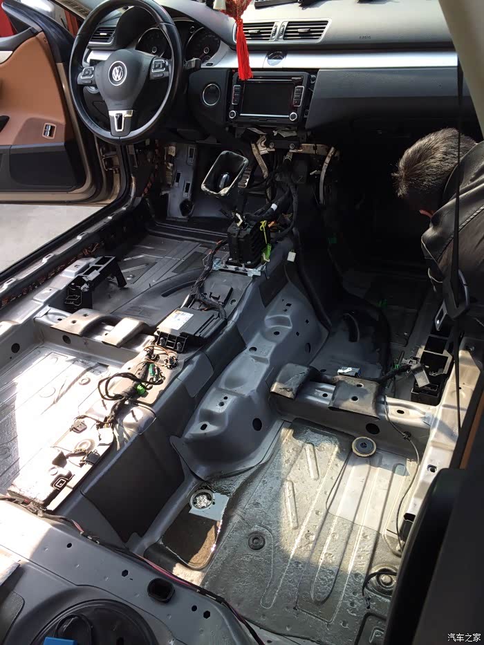 一汽大众cc排水孔问题