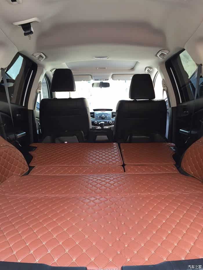 crv后排能放平吗