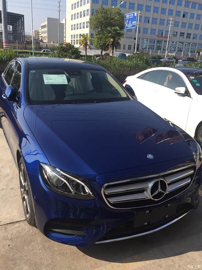 【图】e300运动豪华宝石蓝棕内_奔驰e级论坛_汽车之家论坛