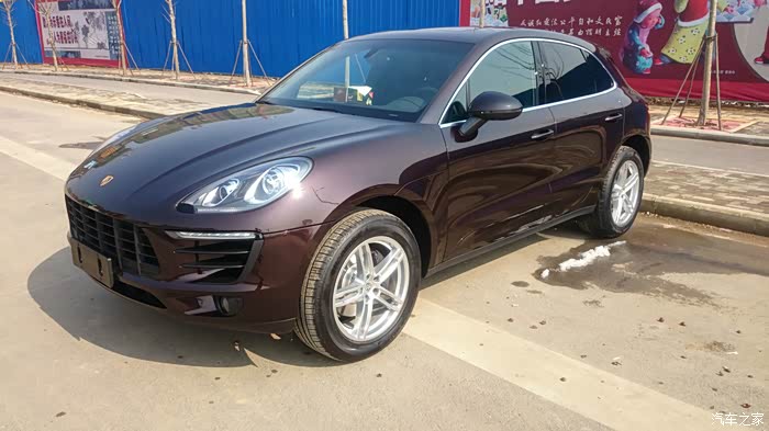 桃红木黑内饰保时捷macan提车作业车友邀请请版主射精认证