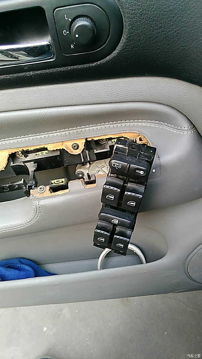 今天修理了一下门窗升降开关