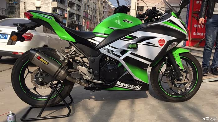 【图】给小忍者换了新装备_川崎摩托车论坛_汽车之家论坛