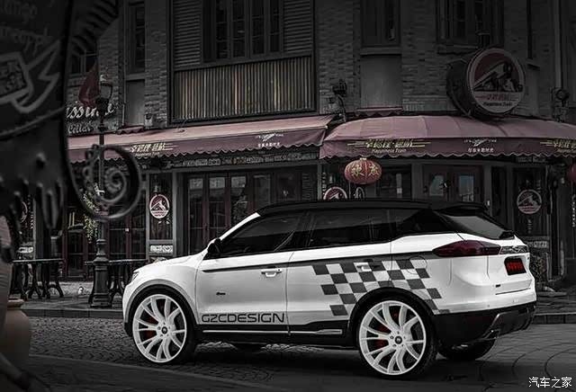 给你们看看我从网上看到的博越改装