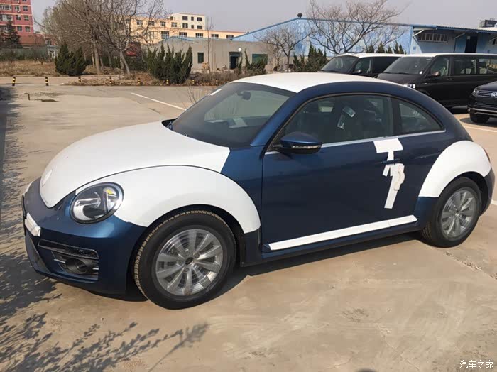 喜提2017款尚乐版甲壳虫织锦蓝