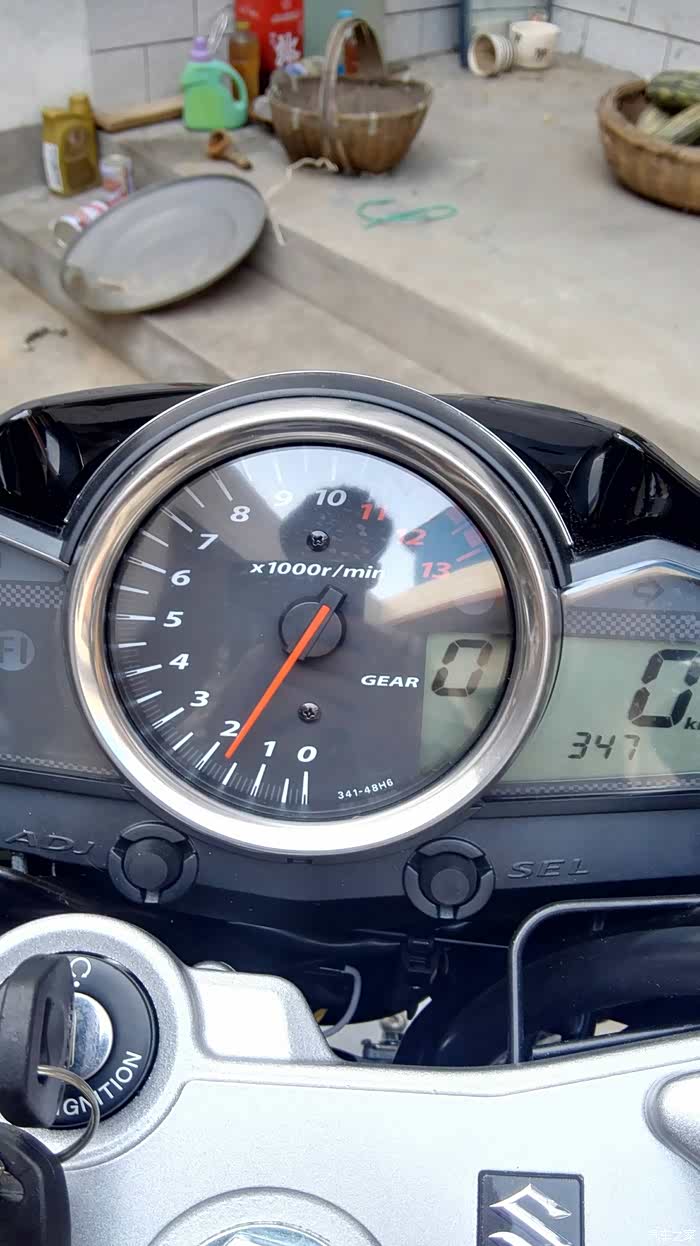 【图】伙计们啊,俺刚提的gw怠速有1700转_摩托车论坛_汽车之家论坛