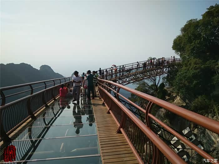 【图】【缆车值得坐】少华山高空缆车 玻璃栈道_众泰t600论坛_汽车之