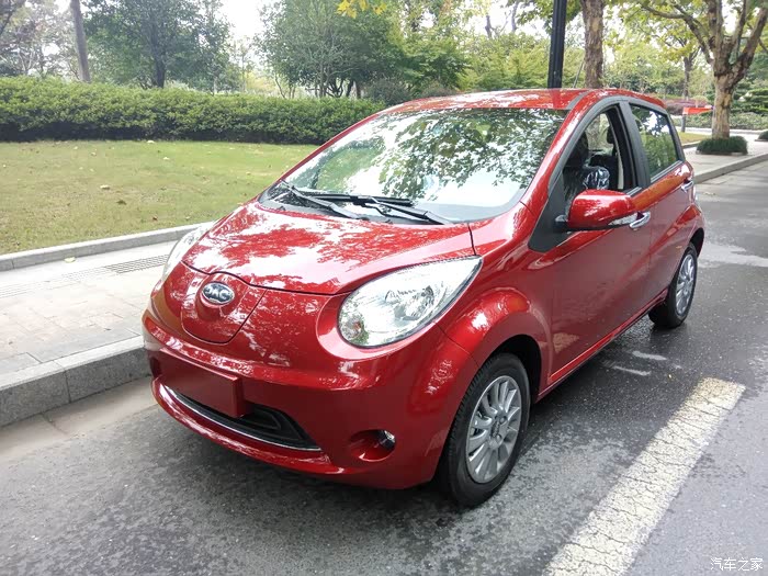 【图】杭州,红色iev6e,19号终于提车,新上多张艳照_江淮iev6e论坛