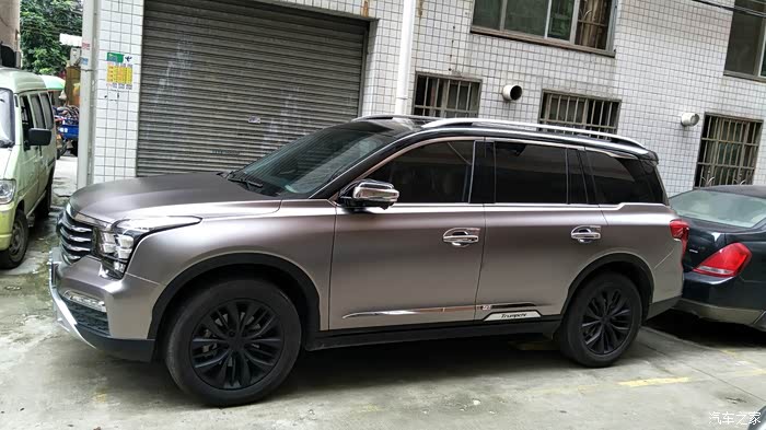 【图】gs8改色成电光金属灰_传祺gs8论坛_汽车之家论坛