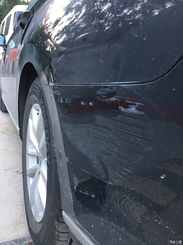 【图】车刮了,当时没办保险第二天晚不晚?