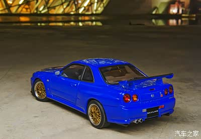 永不消逝的速度与激情——保罗蓝r34 gtr