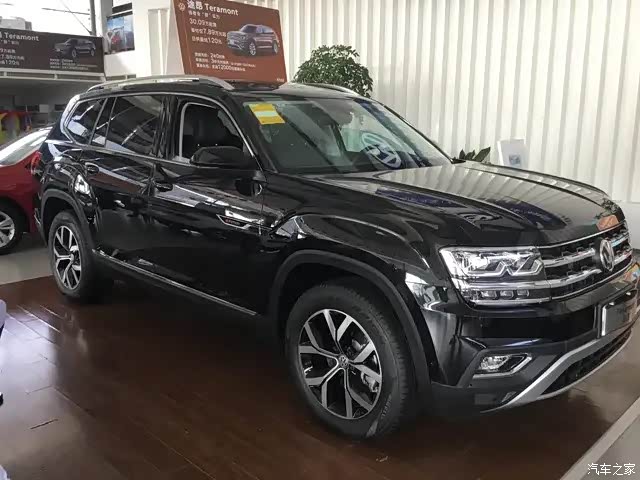 2020款大众途昂实车到店!黑色涂装很帅气
