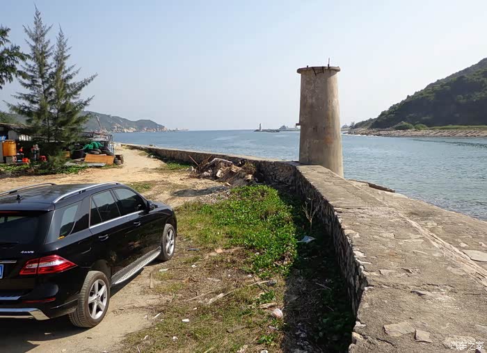 下午点到达30公里外的铁炉港另个岸边:渔排航道出海口