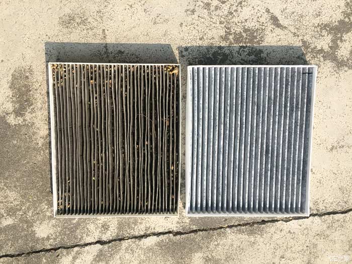 你这空调滤芯已经很干净了 我的才叫脏 建议各位车友5000公里就换空调