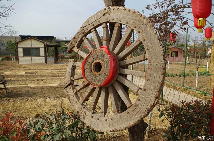 车轱辘都上树了.