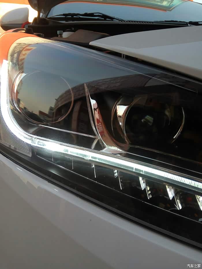科鲁兹原车灯光h4大灯瓦一点都不亮,果断升级灯光! !