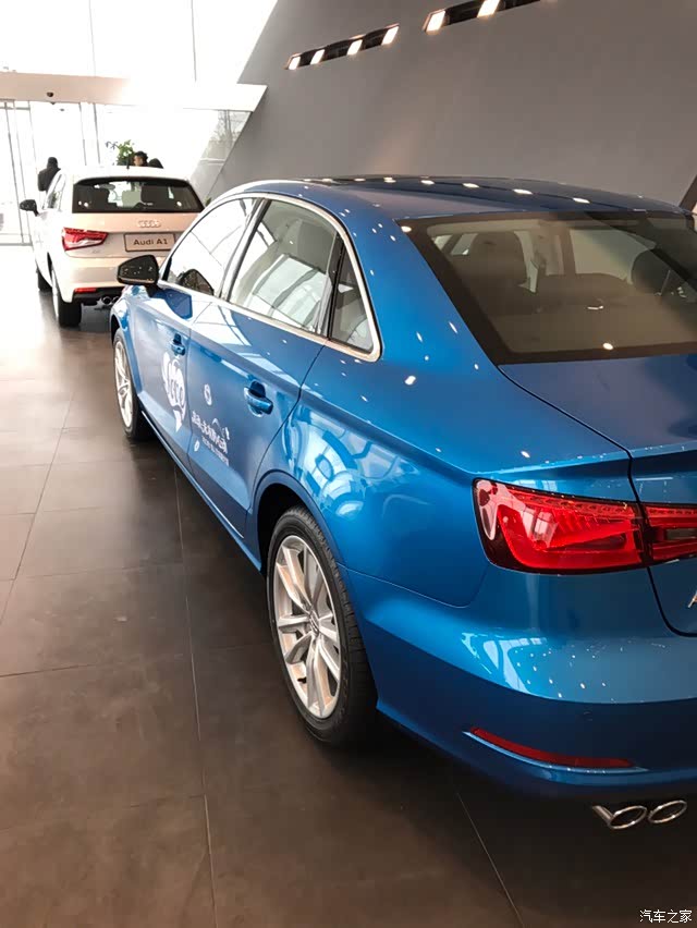 【图】提车作业a3三厢风尚海南蓝_奥迪a3论坛_汽车之家论坛