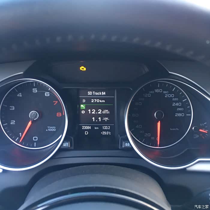 【图】仪表盘灯亮了_奥迪a5论坛_汽车之家论坛